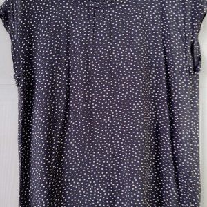 Abercrombie & Fitch Cap Sleeve Polka Dot Blouse